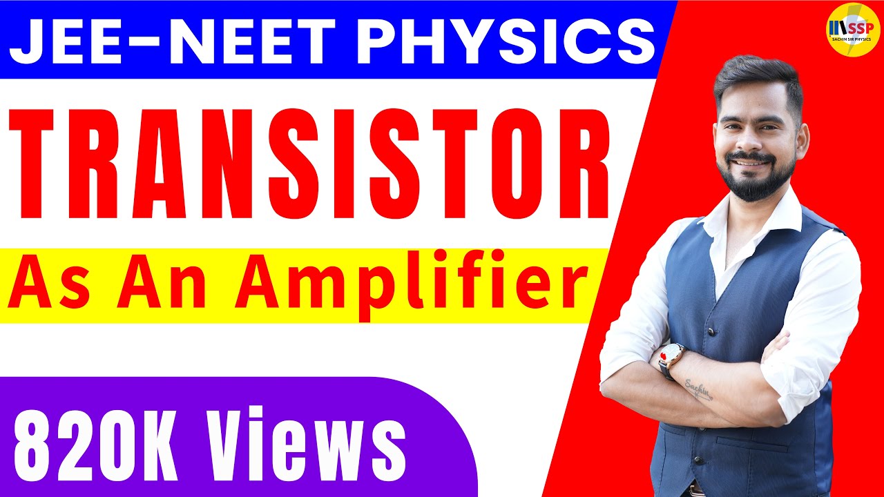 7.Transistor as an amplifier | npn transistor