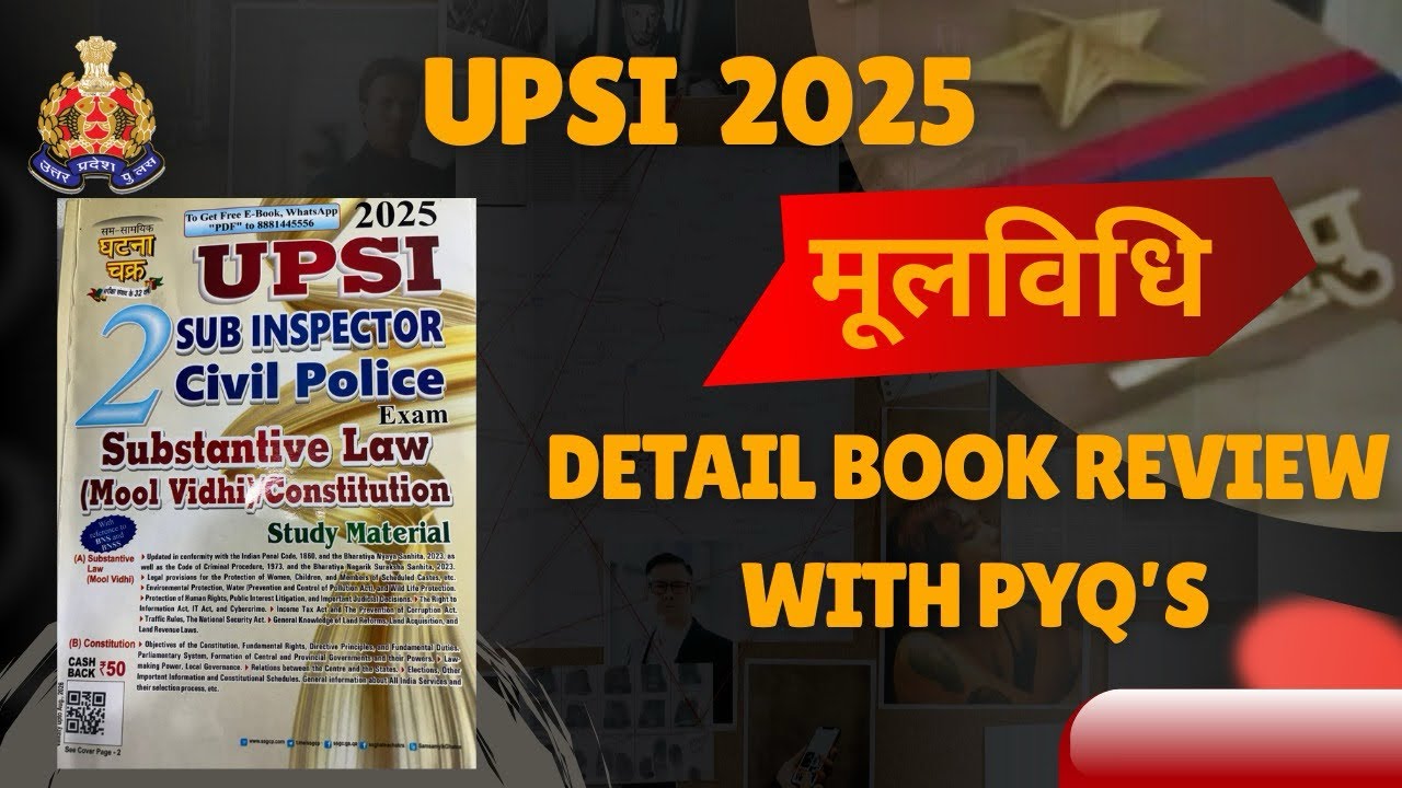 🔥 Crack UPSI with Moolvidhi | Ghatna Chakra English Medium 📘