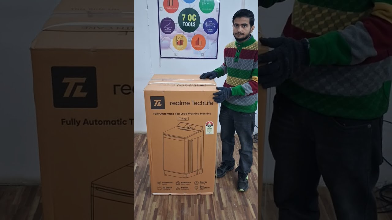 #Realme washing machine #Topload #Unboxing 