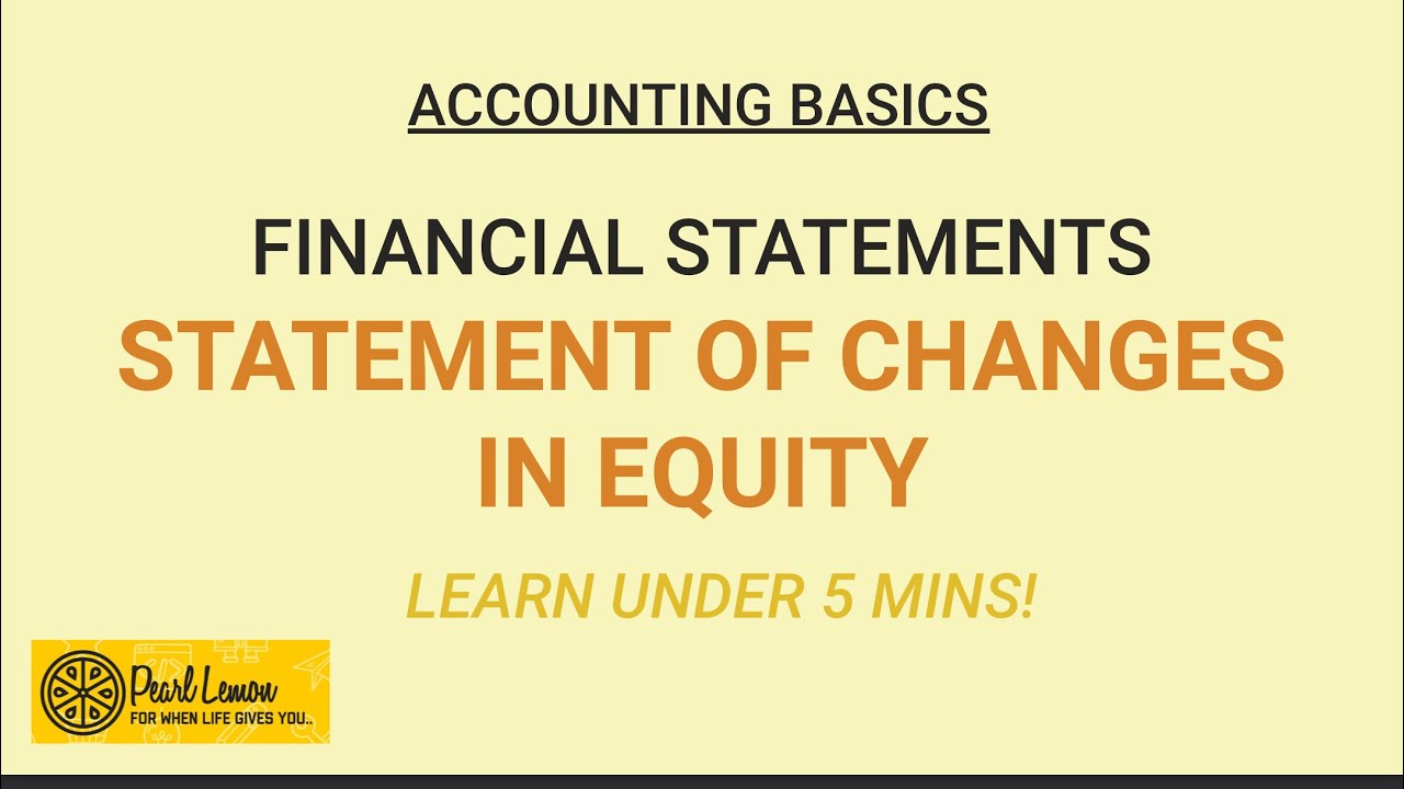 What is a Statement of Changes in Equity?