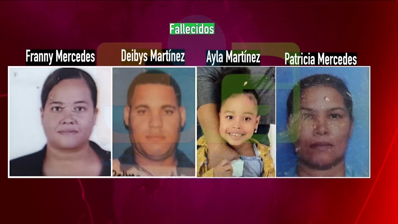 Consternación en Cotuí por la muerte de los 4 miembros de una familia en accidente de tránsito