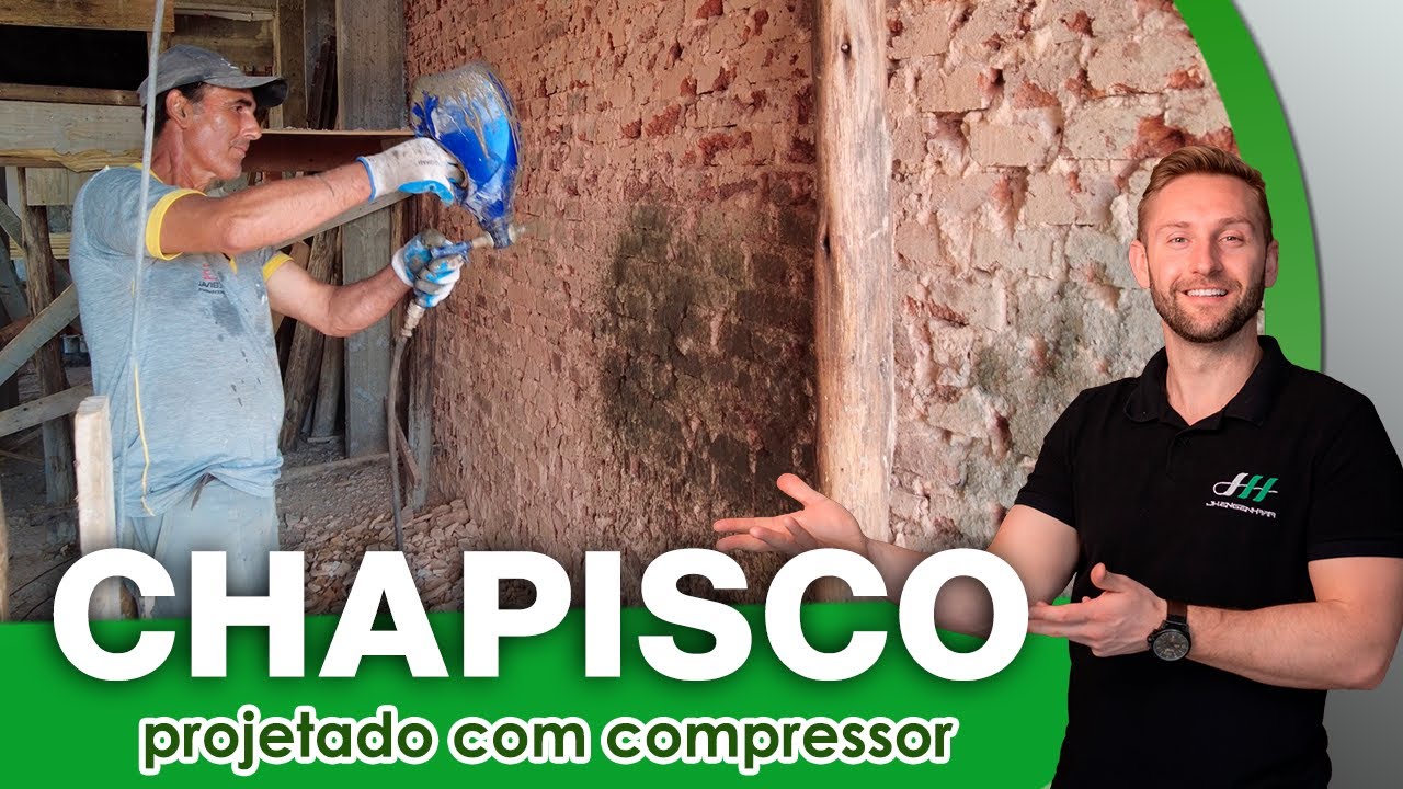 CHAPISCO 3X MAIS RÁPIDO: Fiz uma Máquina Caseira com CUSTO ZERO