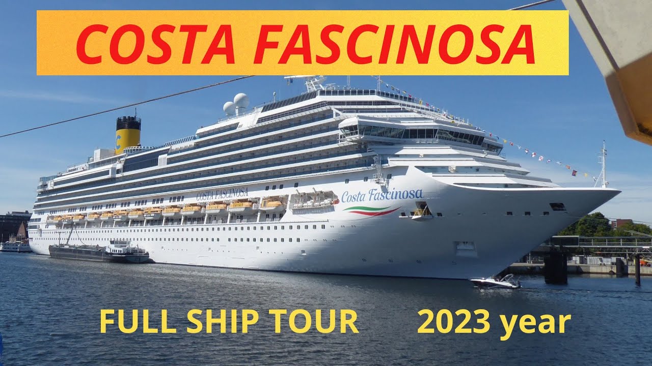 Обзорная экскурсия по кораблю Costa Fascinosa - ship cruise