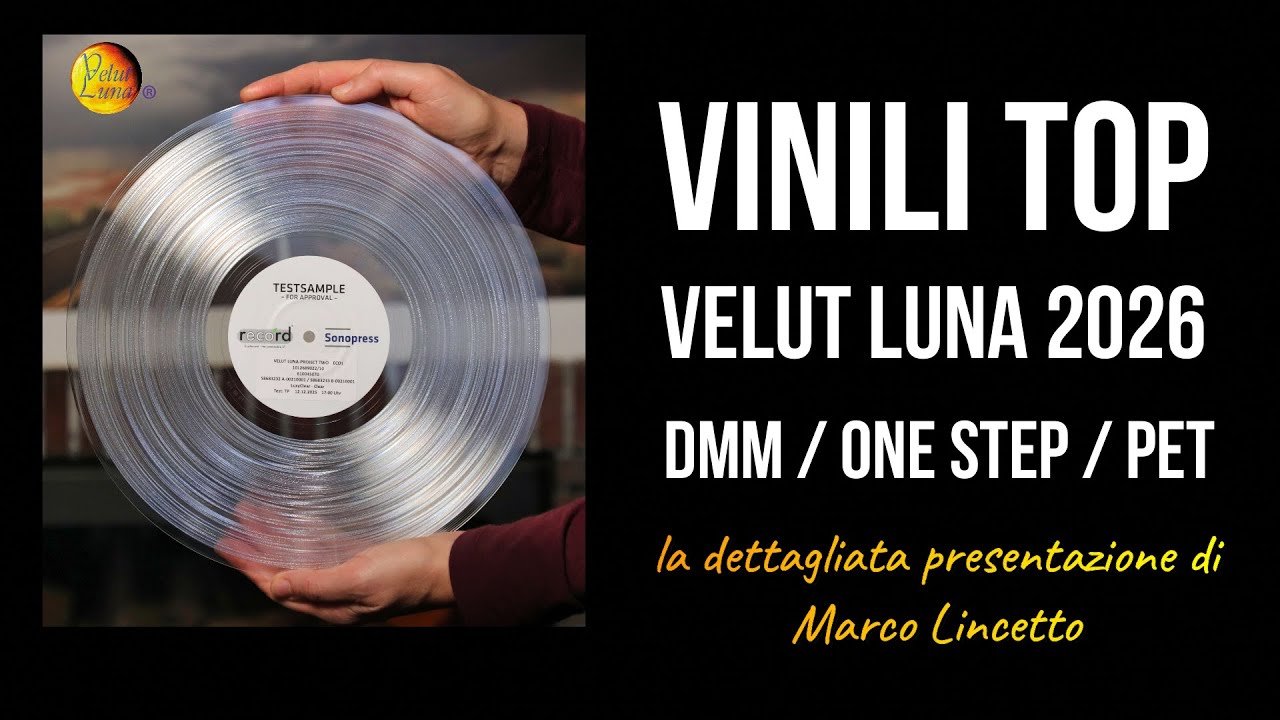 DMM / ONE STEP / PET: i nuovi VINILI TOP di Velut Luna per il 2026