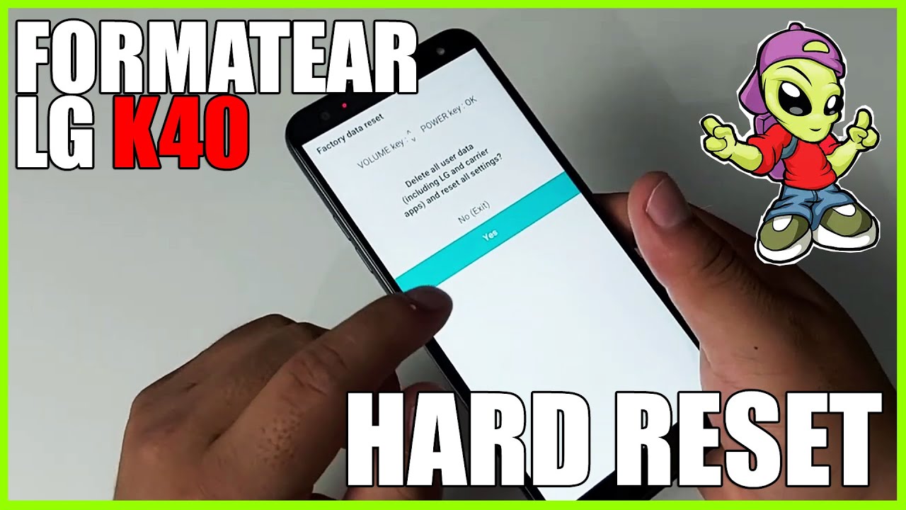 Formatear LG K40  | Resetear | Hard Reset | factory reset ✅