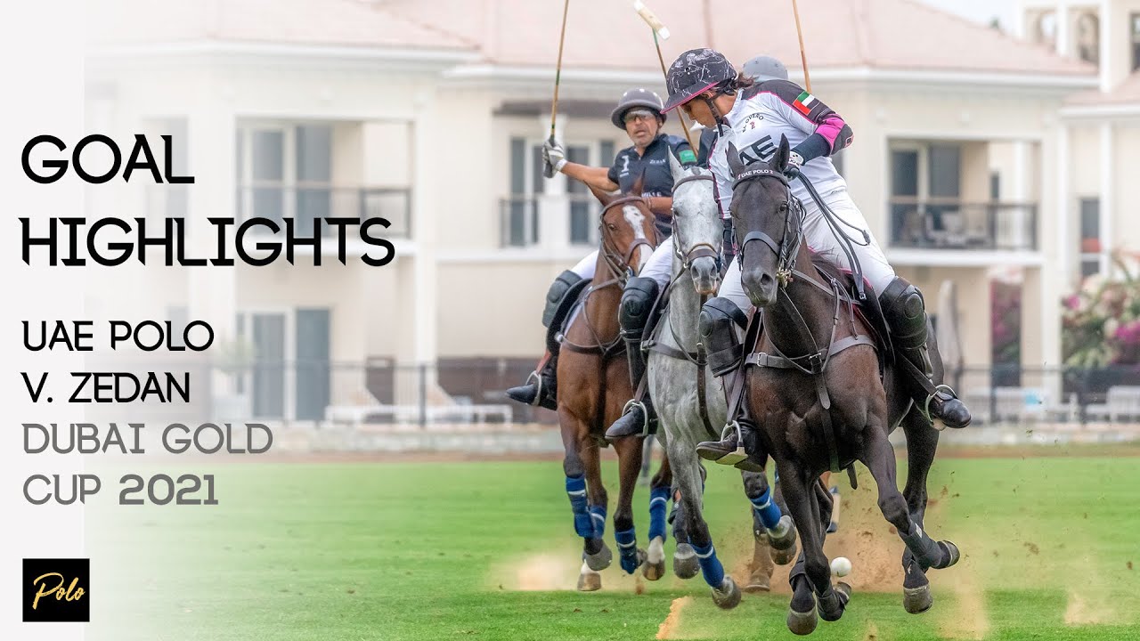 UAE Polo vs Saudi Arabia's Zedan Polo | Best Goals Gold Cup 2021 | Dubai Polo Season