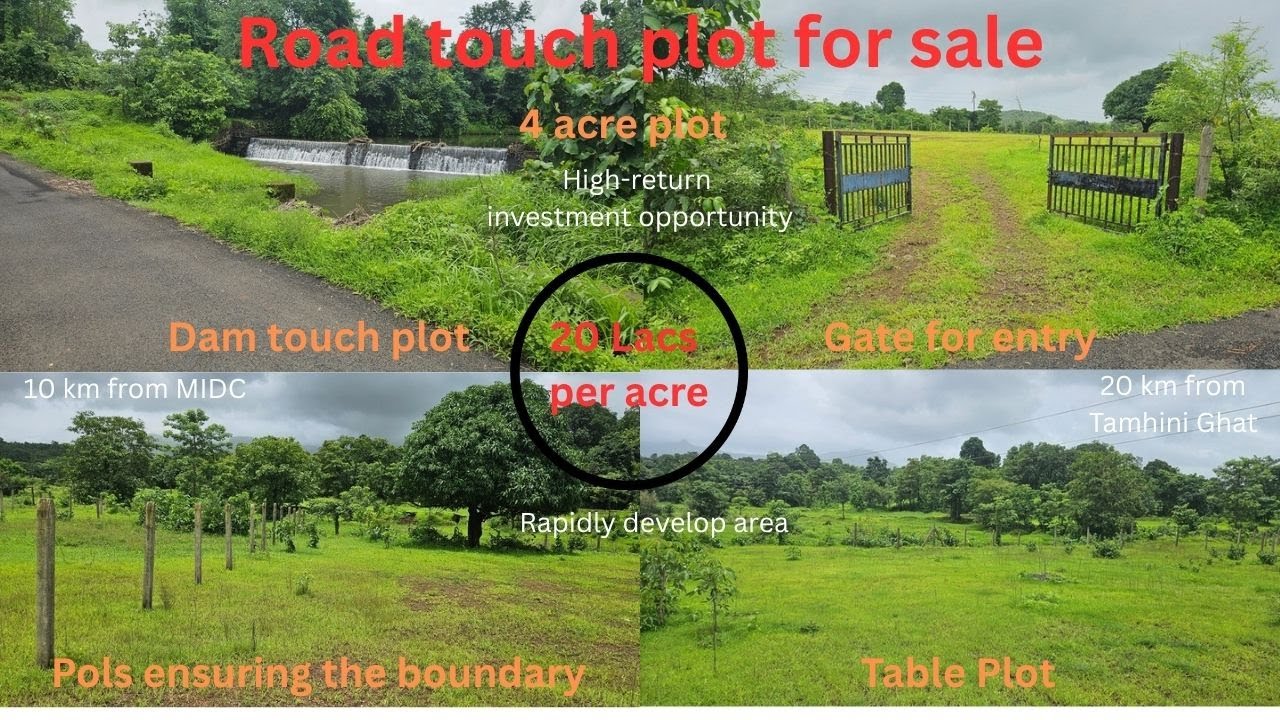 4 Acre Road-Touch Plot for Sale – Ideal for Investment or Farming!