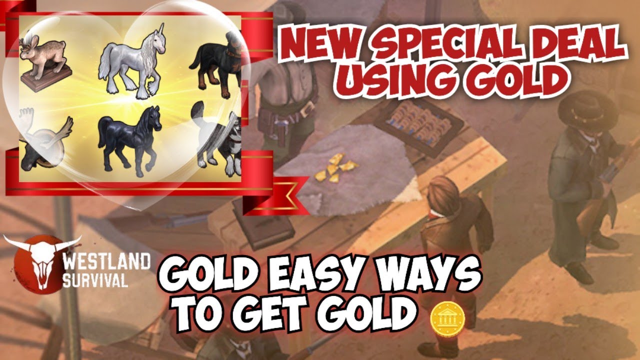 Gold easy ways to get more Westland survival how to get full review : We need GOLD 🪙