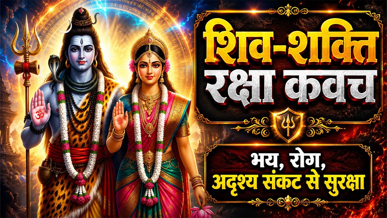 शिव-शक्ति रक्षा कवच | भय, रोग और अदृश्य संकट से सुरक्षा | Shiv Parvati Raksha Kavach