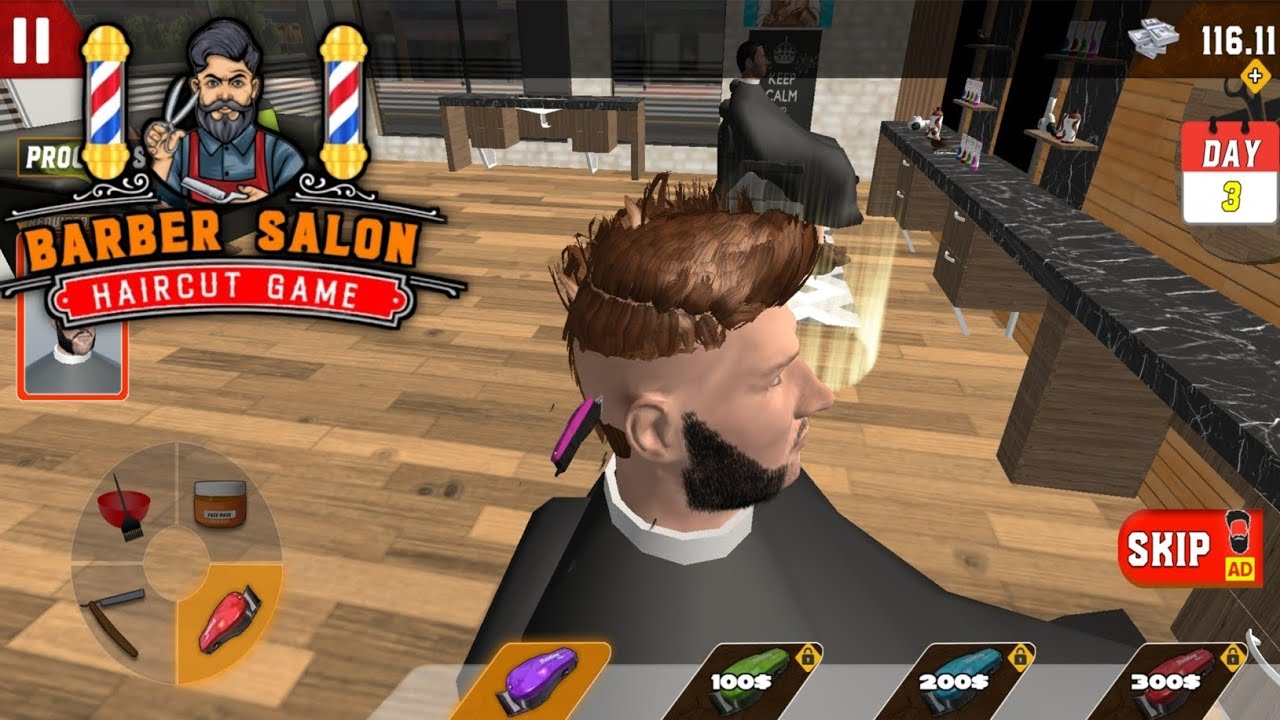 Barber Salon Haircut - Gameplay Walkthrough Part 1 (Android iOS)