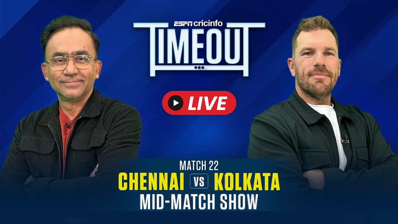 CSK vs KKR Innings break show | LIVE IPL 2026 Match 22 | Who holds the edge - Chennai or Kolkata?