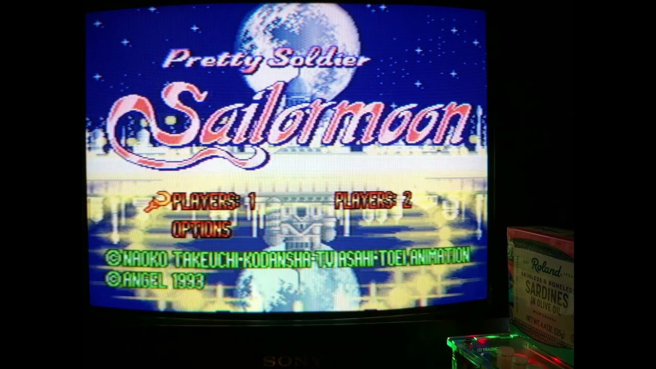 【SFC】Bishoujo Senshi Sailor Moon | 美少女戦士セーラームーン ~Intro/Title ~Eng Mod //MiSTer FPGA CRT TV
