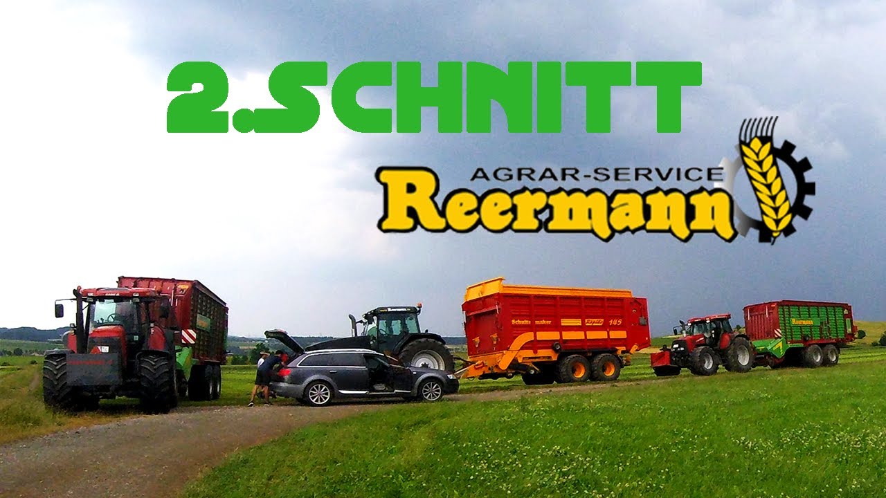 Agrar-Service Reermann im 2.Schnitt mit 3 Ladewagen|Briloneragrarvideos