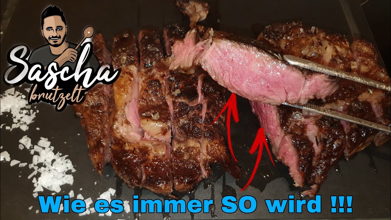 Steak IMMER perfekt (hier: Txogitxu RibEye)  | Sascha brutzelt