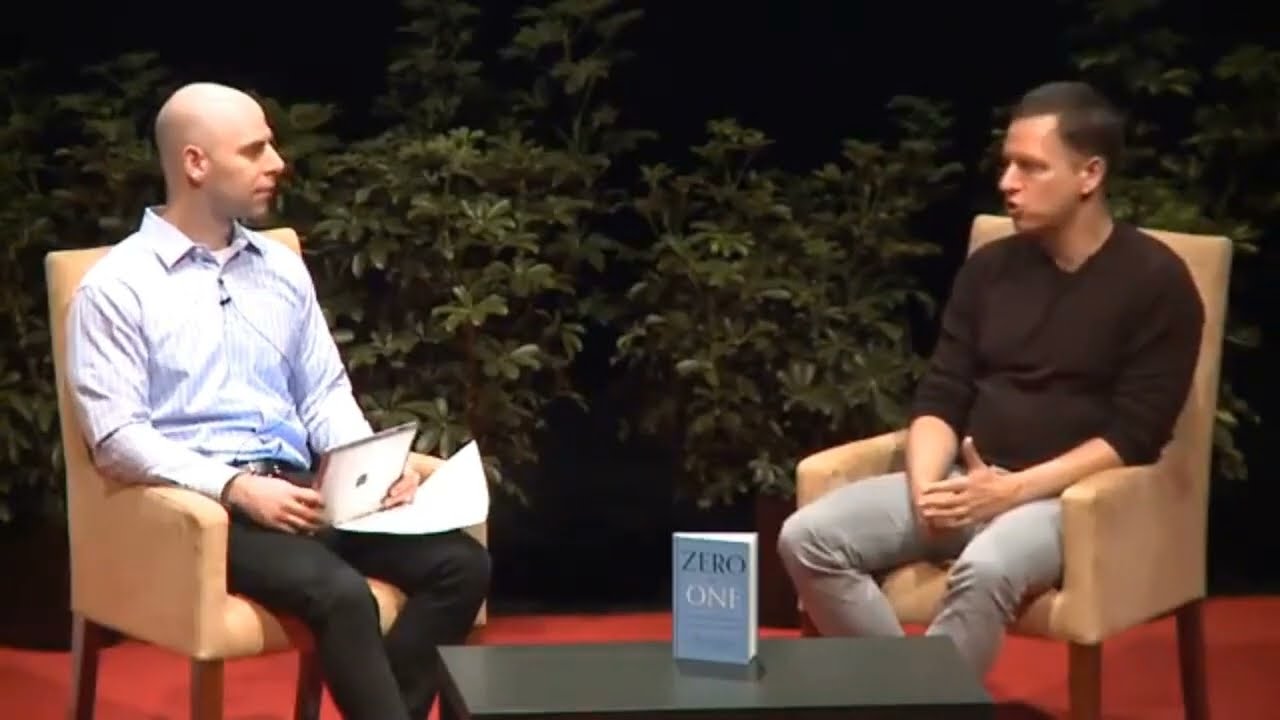 Peter Thiel explains his principle of only working on problems that wouldn’t get solved without you