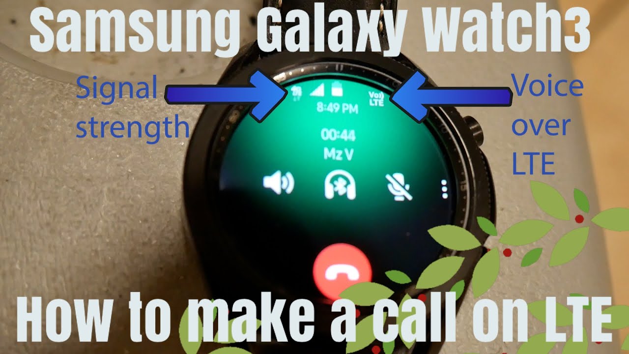 LTE Call/Text Demonstration: Galaxy Watch3