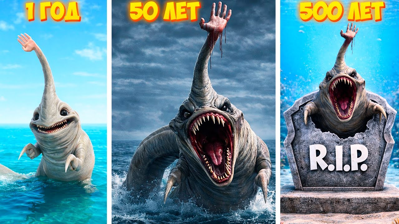 ЖИЗНЬ РУКИ МОРСКОГО МОНСТРА ОТ РОЖДЕНИЯ ДО СМЕРТИ В ГАРРИС МОД! HAND SEA MONSTER В Garry`s Mod