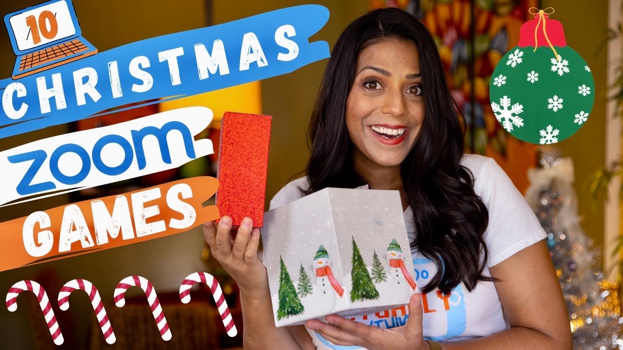 10 UNIQUE CHRISTMAS ZOOM GAMES 🧑🏽‍🎄 | Online Activities & Virtual Games for Kids, Adults & Parties