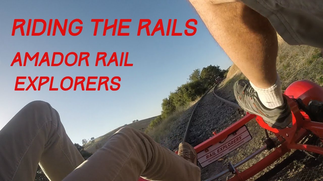 Riding Rail Bikes with Amador Rail Explorers - California's Gold Country