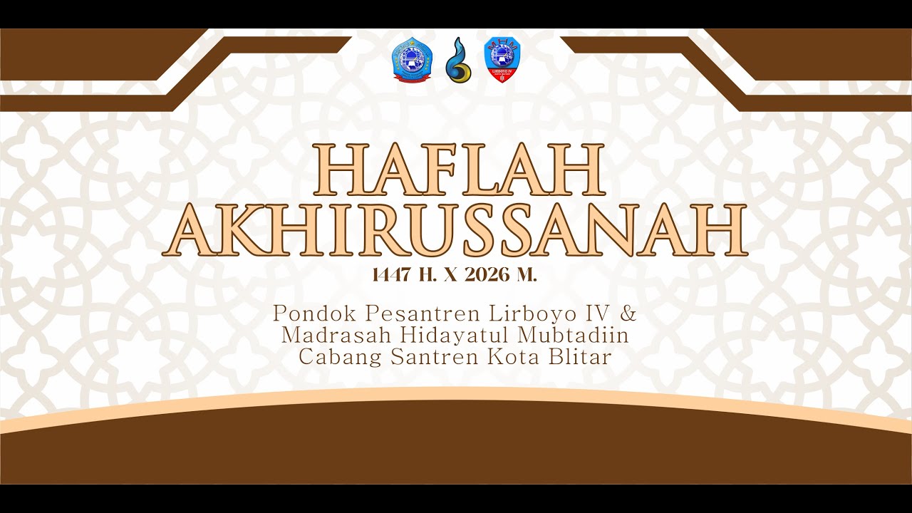 LIVE HAUL & HAFLAH AKHIRUSSANAH