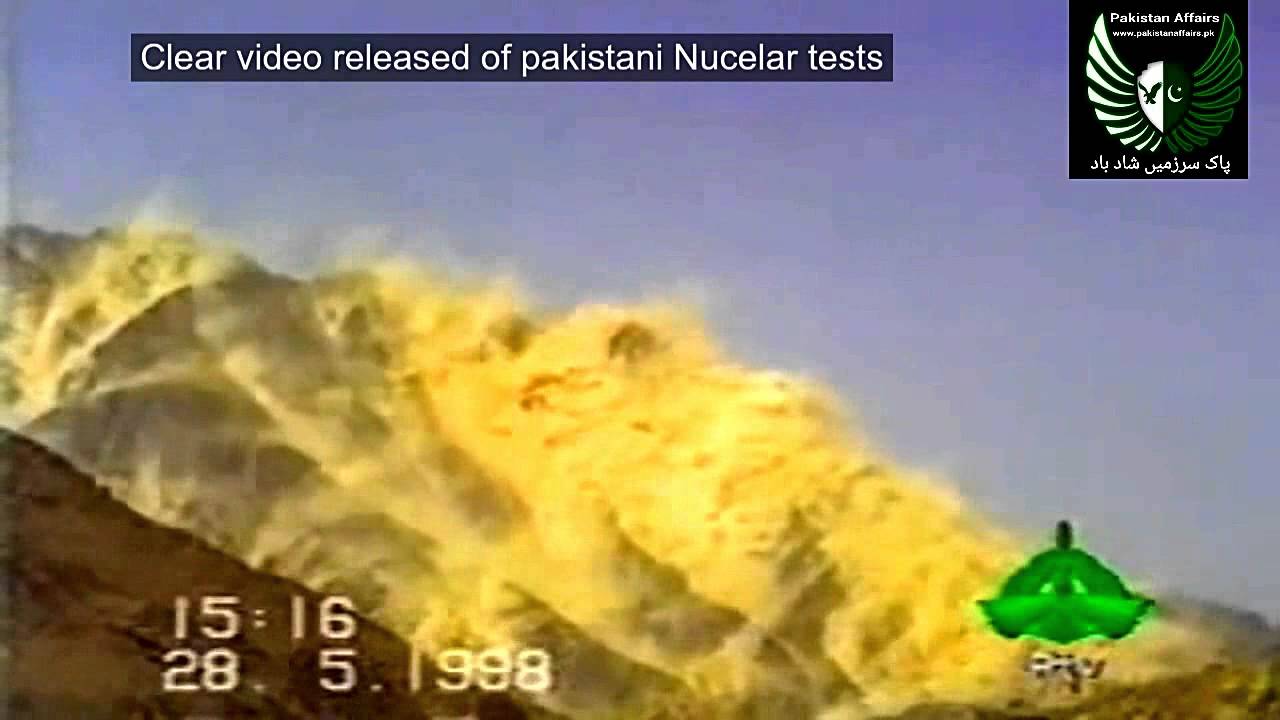 Pakistan's Nuclear test 1998,rare Video