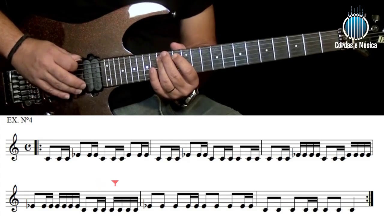 Leitura Musical para Guitarra - 1ª Lição (Parte 3) - CURSO DE GUITARRA (Prof FAROFA)