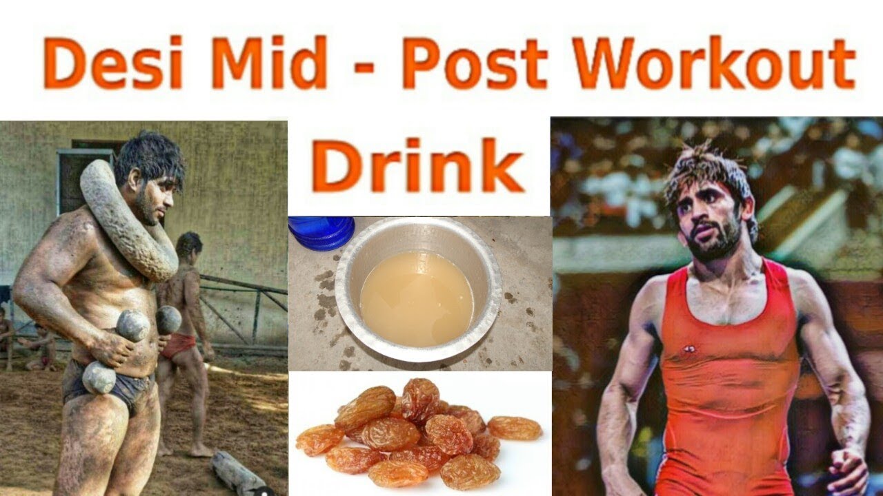 Desi Mid - Post Workout Drink  ( Wrestling Diet Secrets )