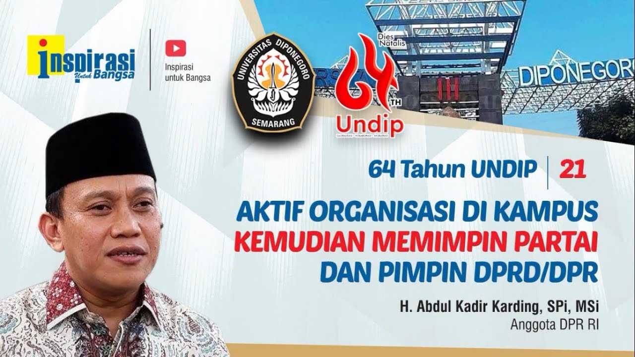 KERJAANNYA SETIAP HARI HANYA DEMO (64 Tahun Undip - 21)
