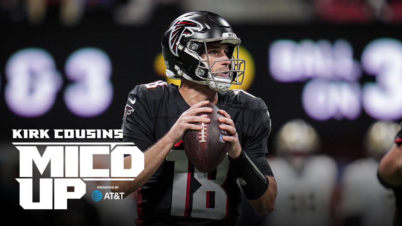 Kirk Cousins is Mic'd Up for the final matchup of the season taking on the Saints at home