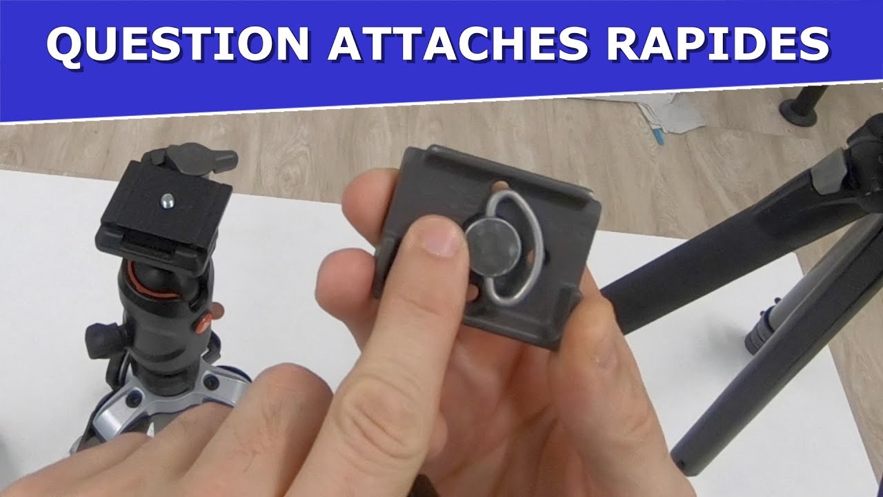 Les attaches rapides de trépied photo sont-elles toutes les mêmes ?