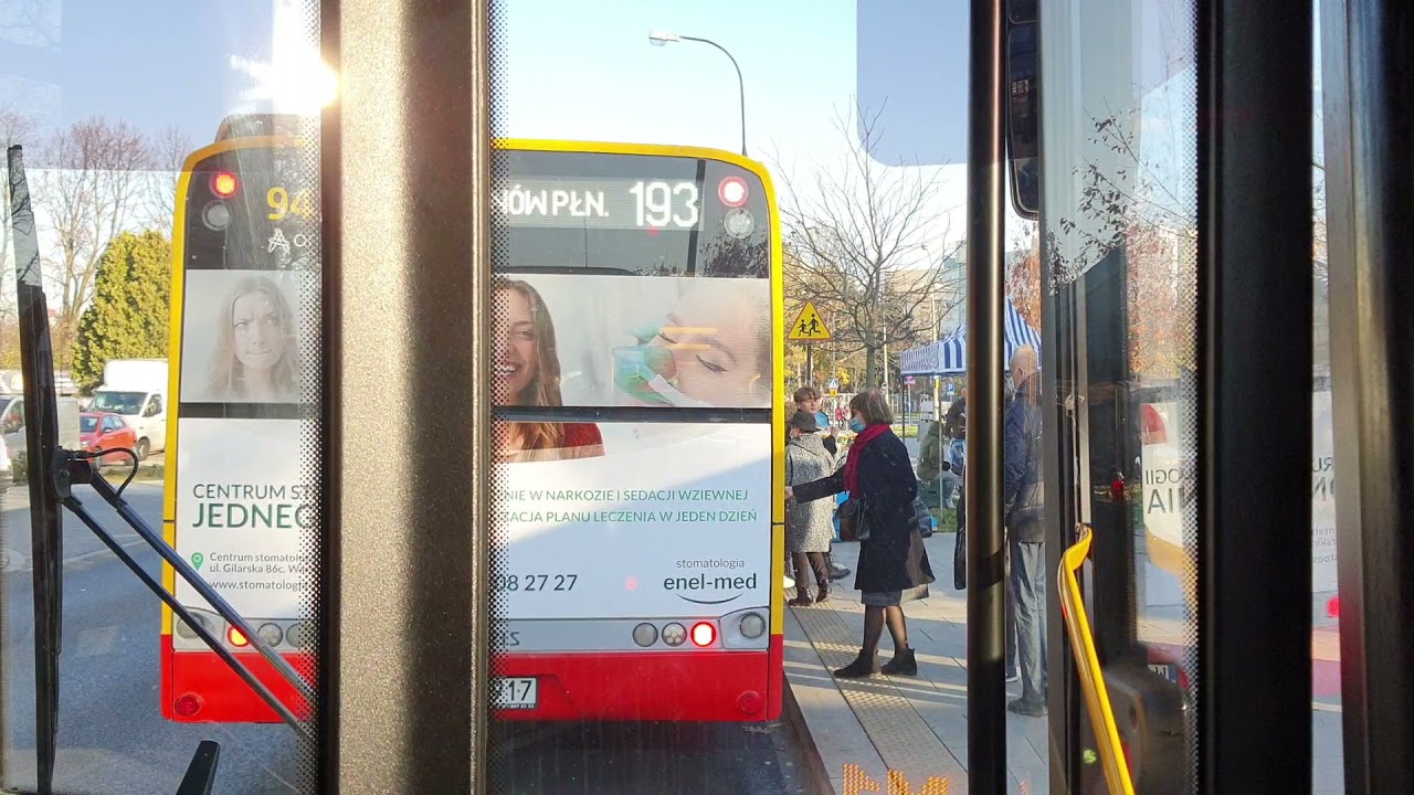 Autobusy Warszawa linia C17 Bokserska - Wilanów