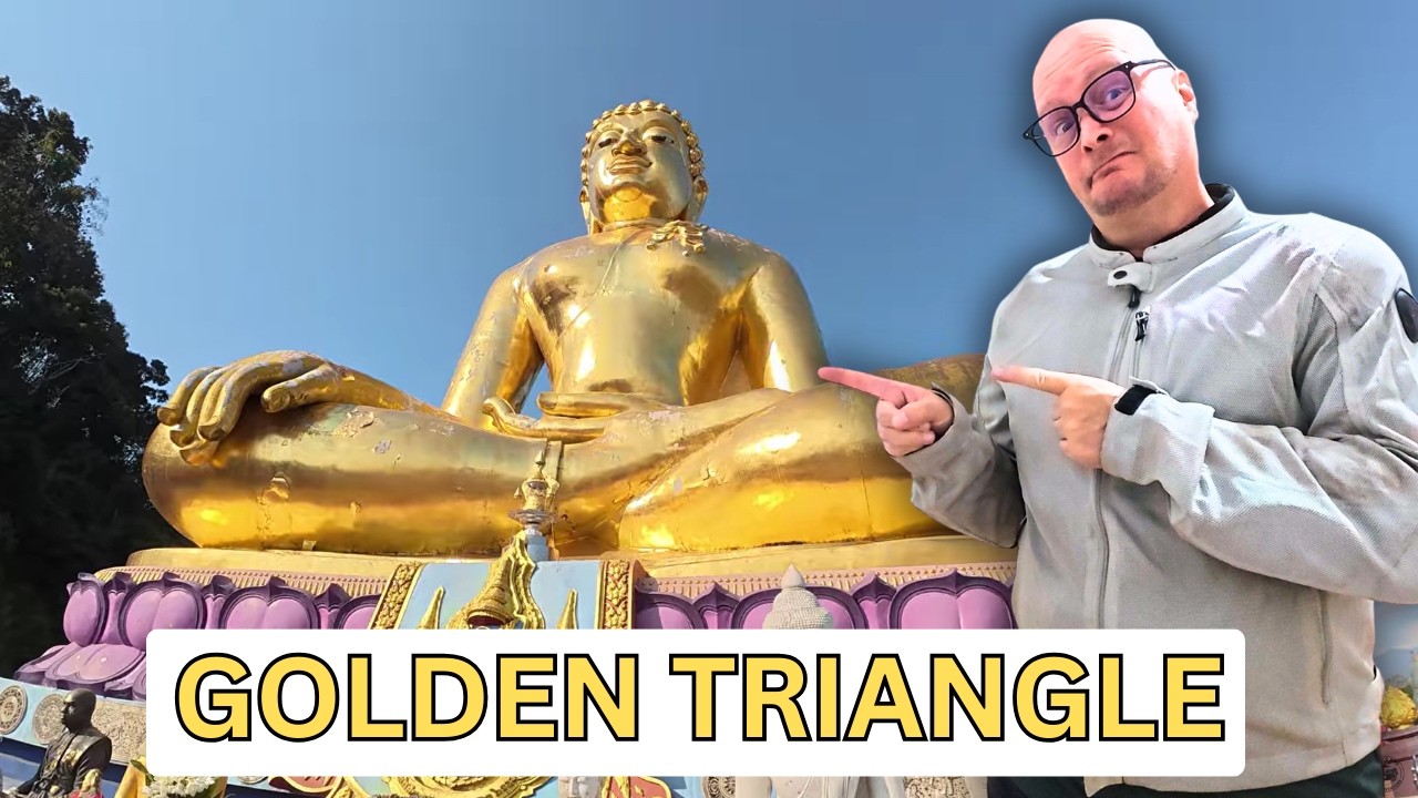 Temples, Cute animals and Golden Triangle. Thailand Motorbike Trip Ep 5-8
