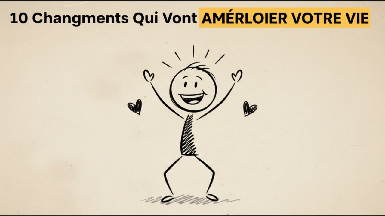 10 changements qui vont améliorer votre vie