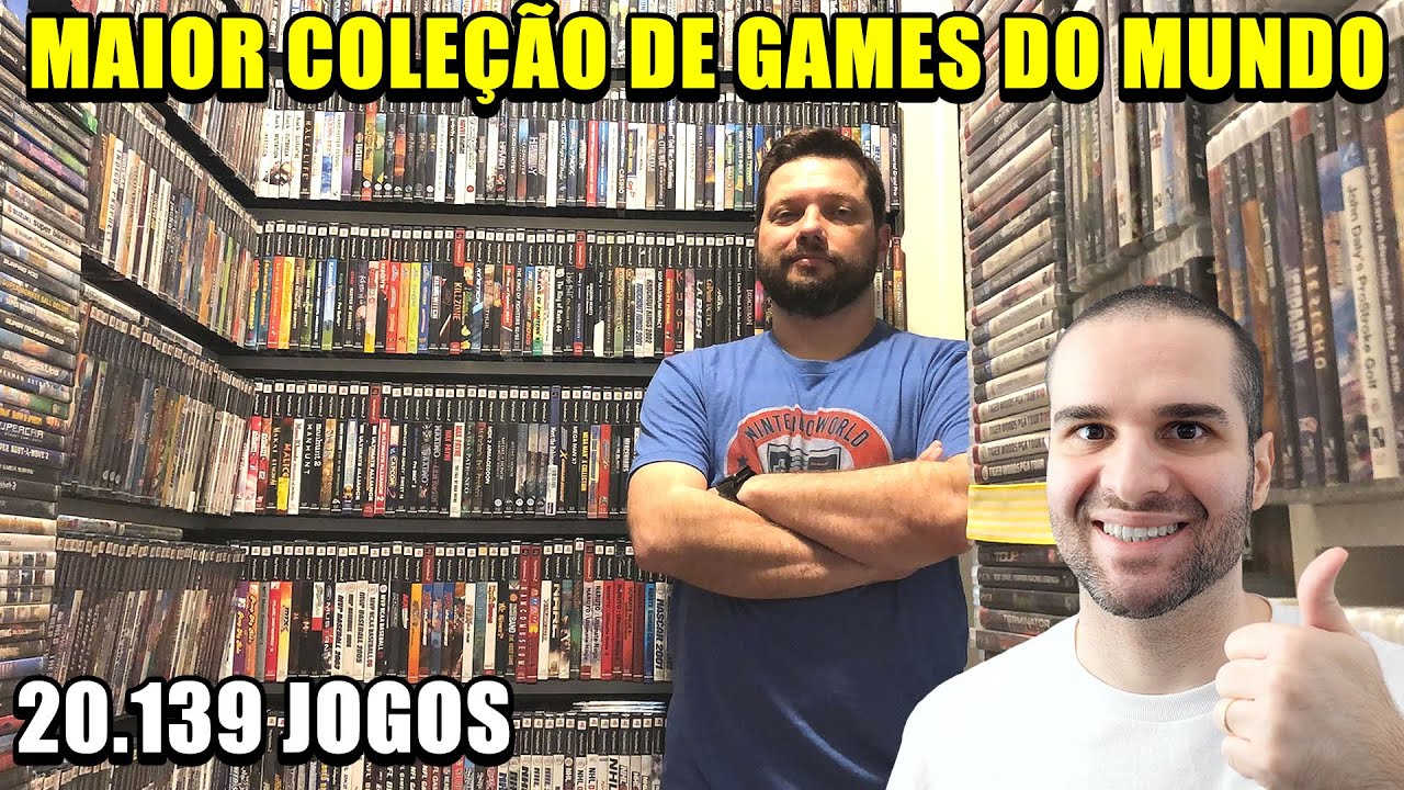 REACT DA MAIOR COLEÇÃO DE GAMES DO MUNDO COM 20.139 JOGOS