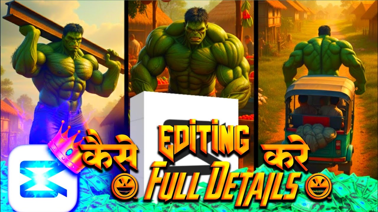 How To Create Ai Se Hulk Wala video kaise banaye कैसे Editing करें 🎉 ( Full Details)