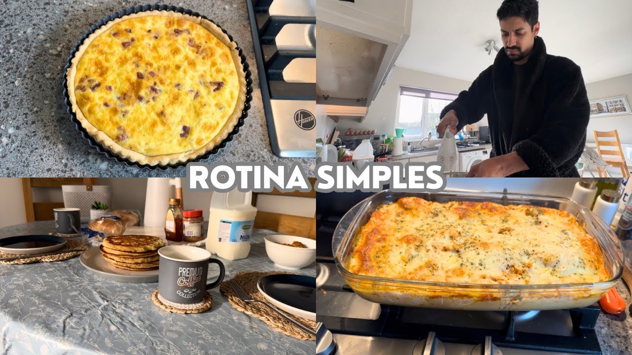 Um dia comigo: preparando minhas refeições e vivendo a rotina