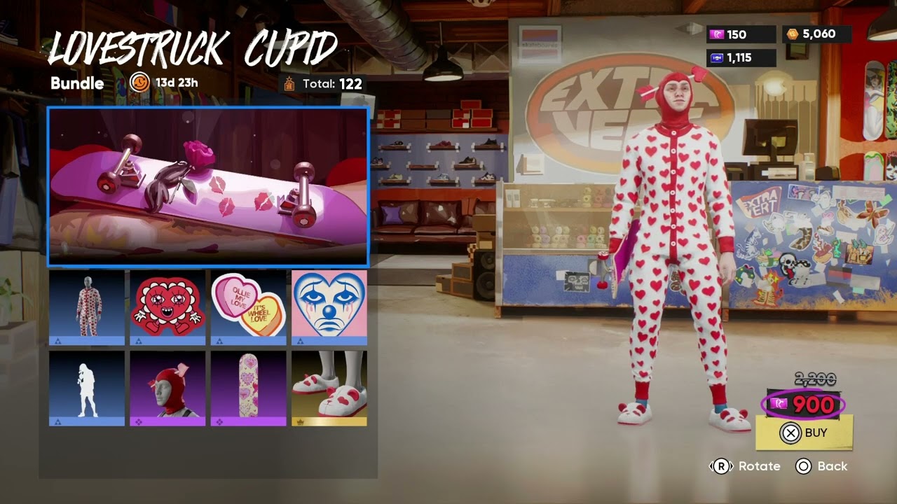 Skate 4 VALENTINE 😻 shop today LOVESTRUCK BUNDLE - 02/03/2026