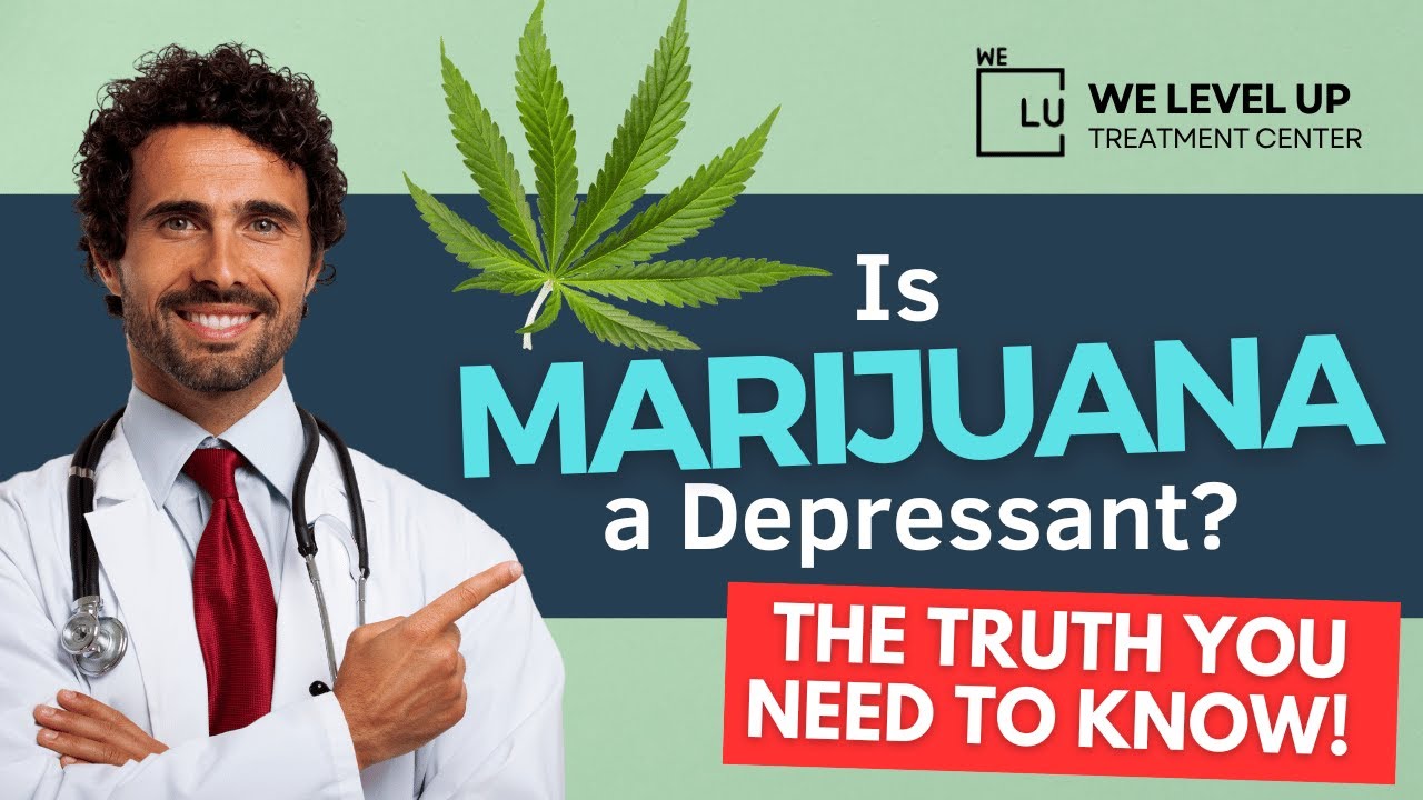 Marijuana and Depression after Quitting. Weed Treatment for Depression Dangers. Cannabis Affects.
