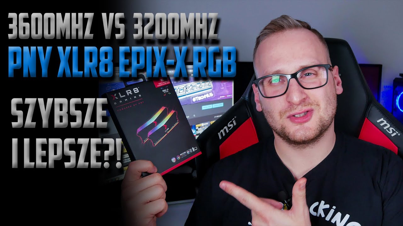 PNY XLR8 EPIC-X RGB 3600MHz czy będą sporo lepsze od 3200MHz - #TechTEST 25