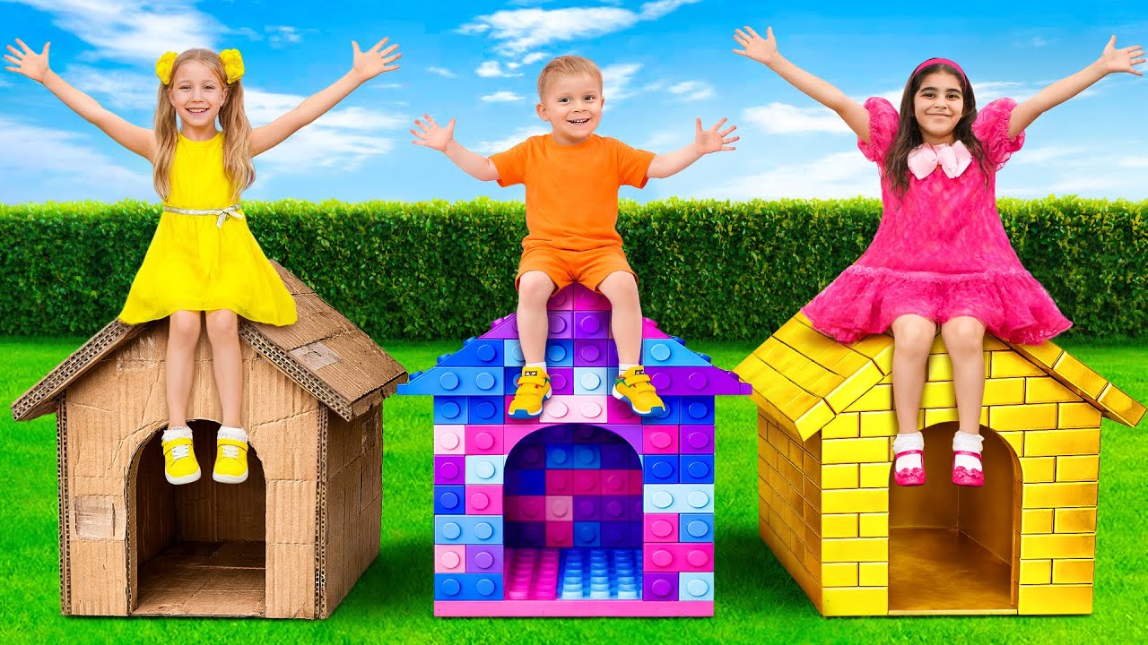 10 vs 100 vs 1,000,000 Tickets House Decorating Challenge!