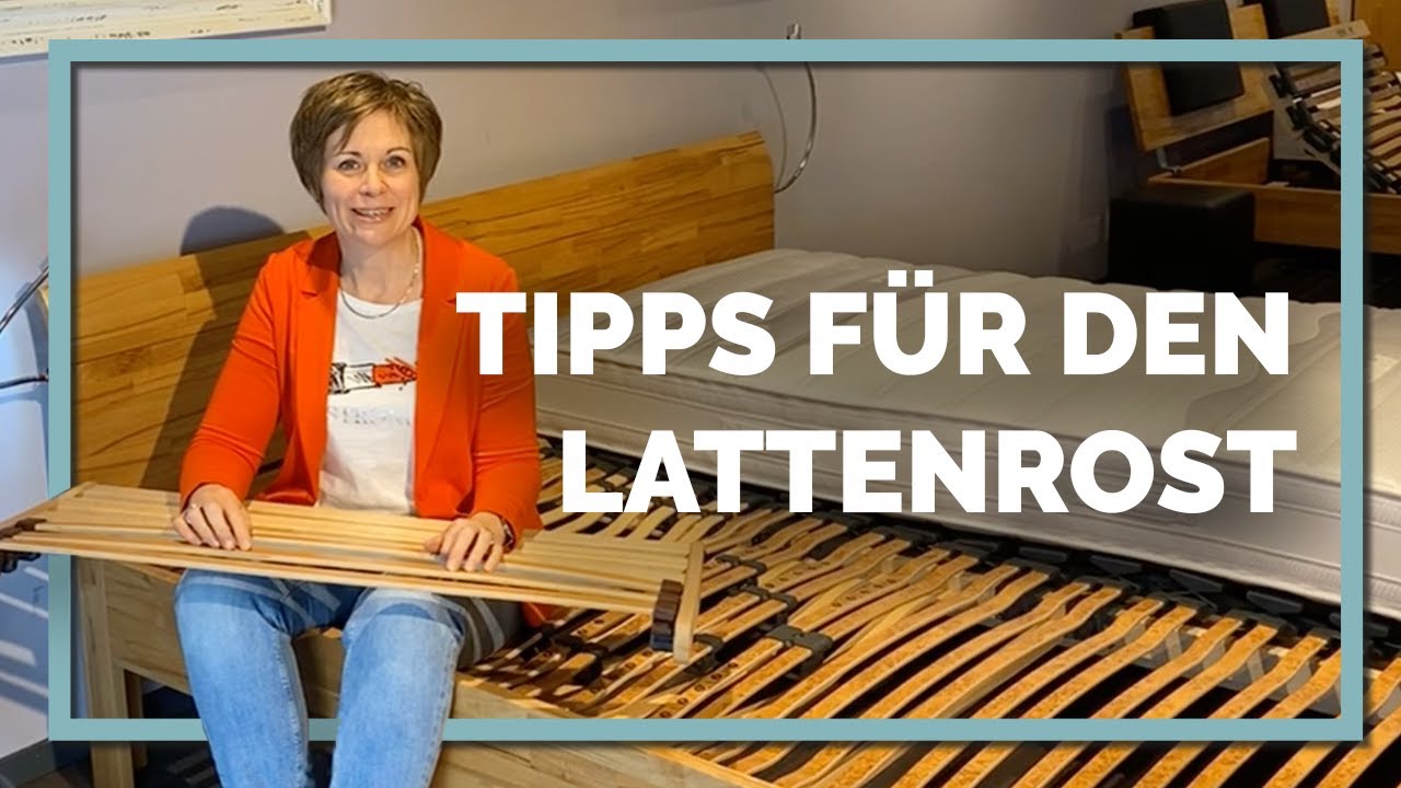 Tipps für den Lattenrost – mit Betten-Expertin Stephanie van der Meyden