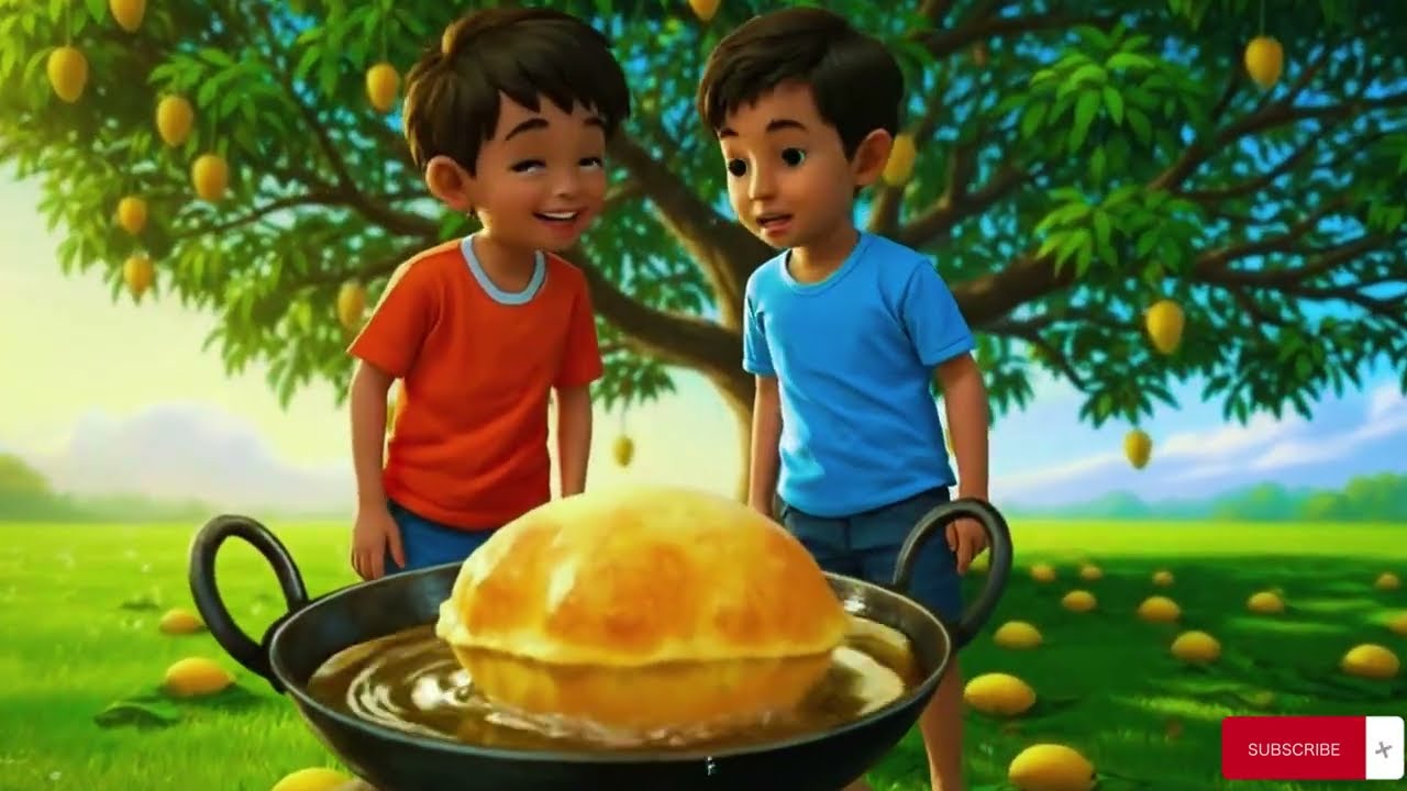 দুই বন্ধুর লুচি বানানোর চেষ্টা 😂  Funny Kids 3D Cartoon Story in Bangla  Bengali Kids Video