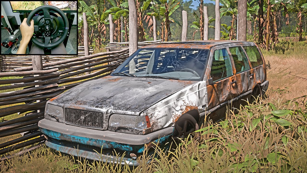 Rebuilding Volvo 850 R - Forza Horizon 5 | Thrustmaster T300RS Gameplay