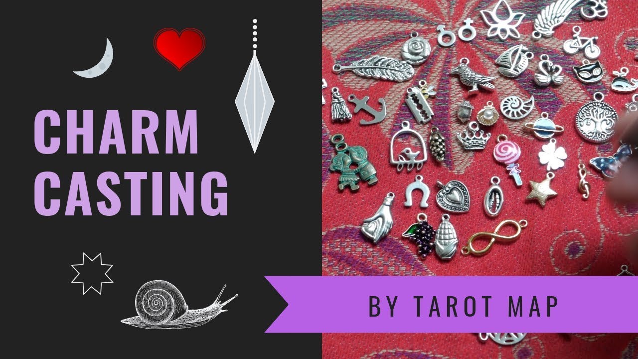 Charm Casting- my set and how to  #tarotmap