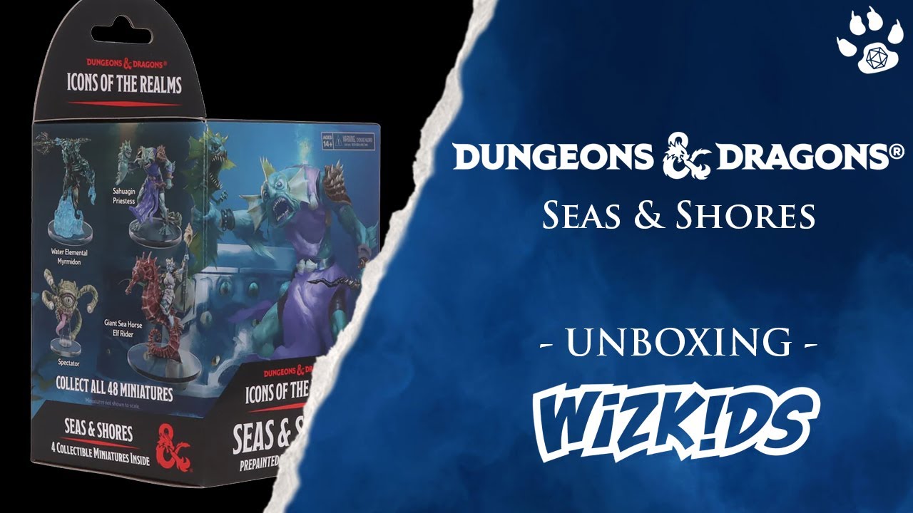 D&D: SEA & SHORES - UNBOXING - from WIZKIDS - Band of Badgers