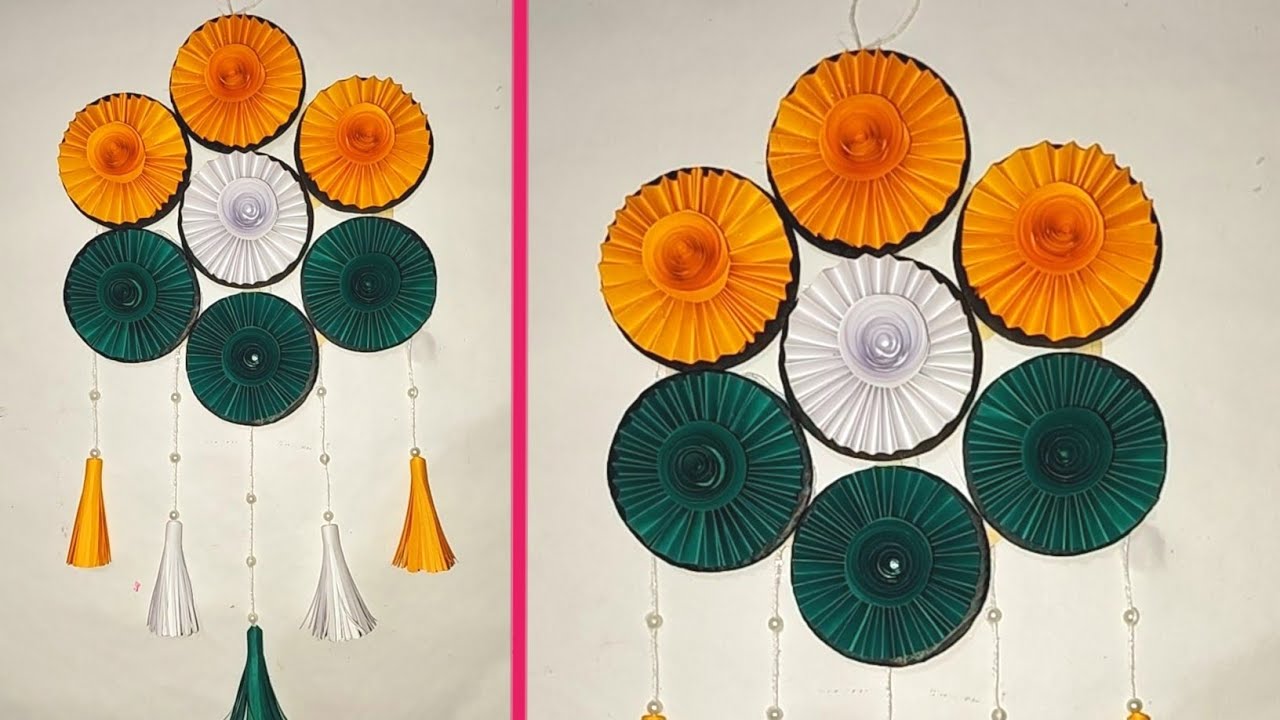 Creative DIY Hanging Decor Ideas for Republic Day | Easy & Unique Indian Flag Crafts #republicday