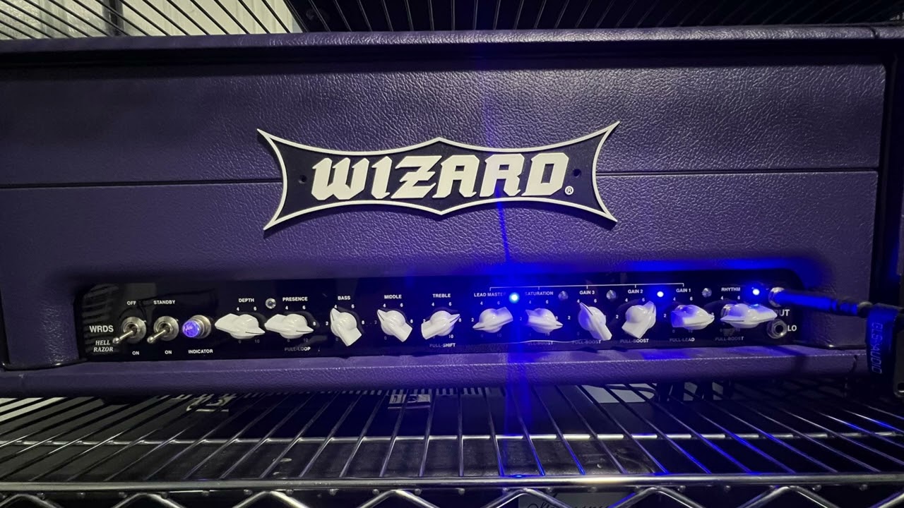 Wizard Hell Razor KT150 Guitar Amplifier Playthrough (Stereo)