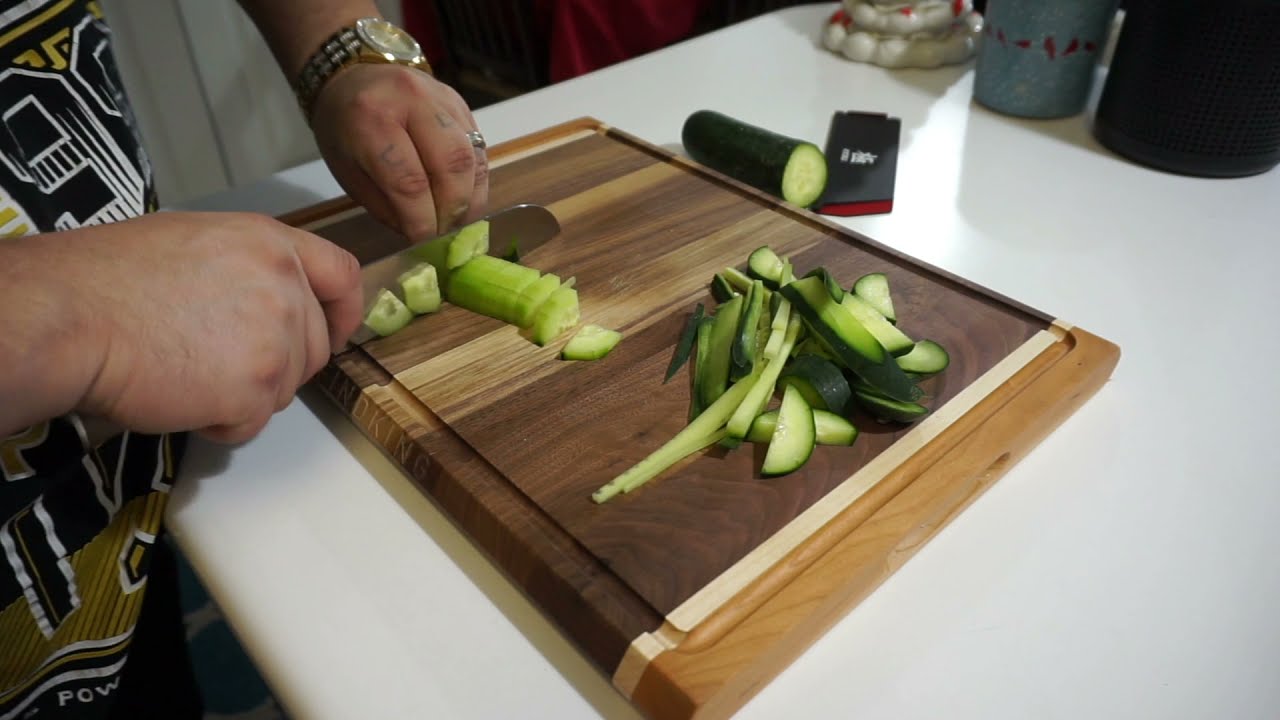 KYOKU 7 Inch Santoku Knife Daimyo Series Showcase