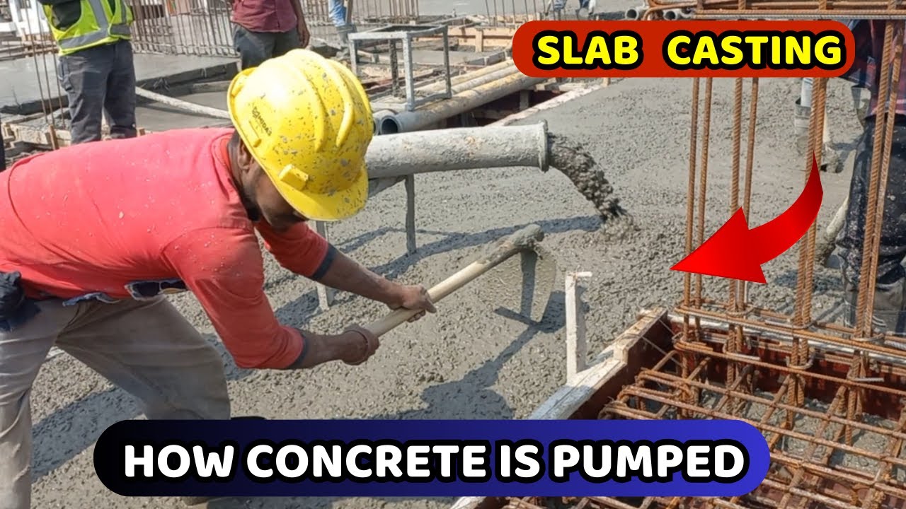 Rmc plant operations & concrete casting process onsite