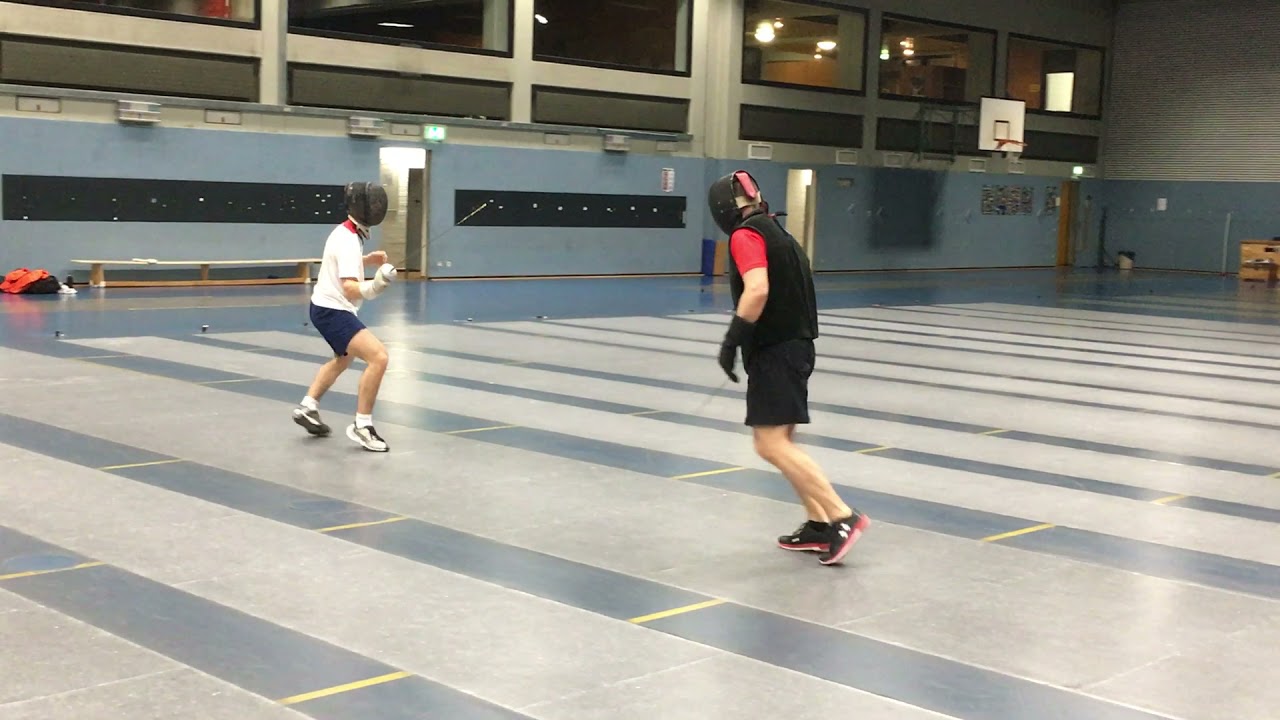 Fencing Foil Lesson Alex Borkowski & David Liebscher OFC Bonn